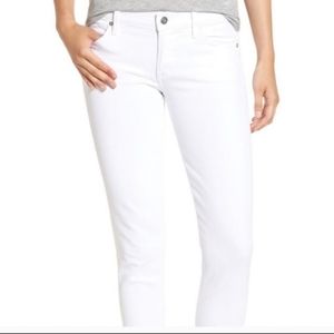 Pistola Oslo White Denim Skinny Ankle Jeans 30 "White Oak"